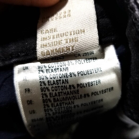 DIESEL BAKARI NE Straight Leg Articulated Knee Moto Jeans Womens 26 Black - Picture 8 of 8